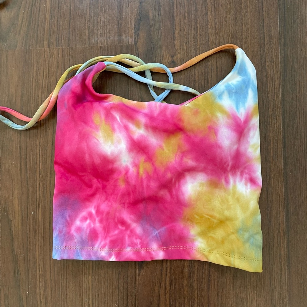 Halara lace up workout tank